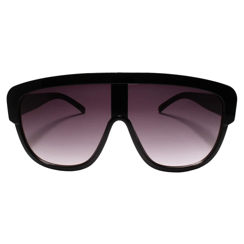Mens Womens Designer European Style Fashion Square Aviation Black Sunglasses